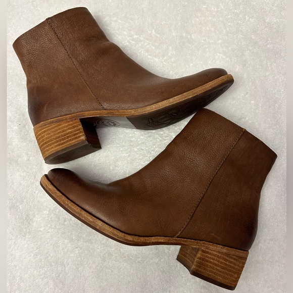 Women's Kork Ease Zip On Ankle Boot Mayten Tan Aztec Brown Leather Size 81/2M - Picture 2 of 9